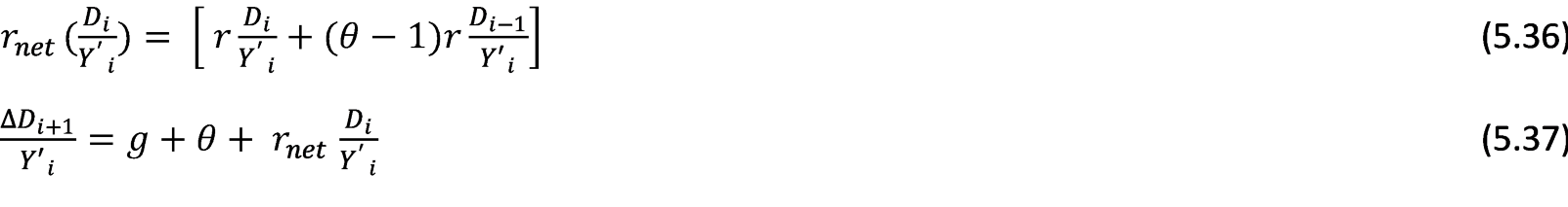 Formules 5.36 en 5.37